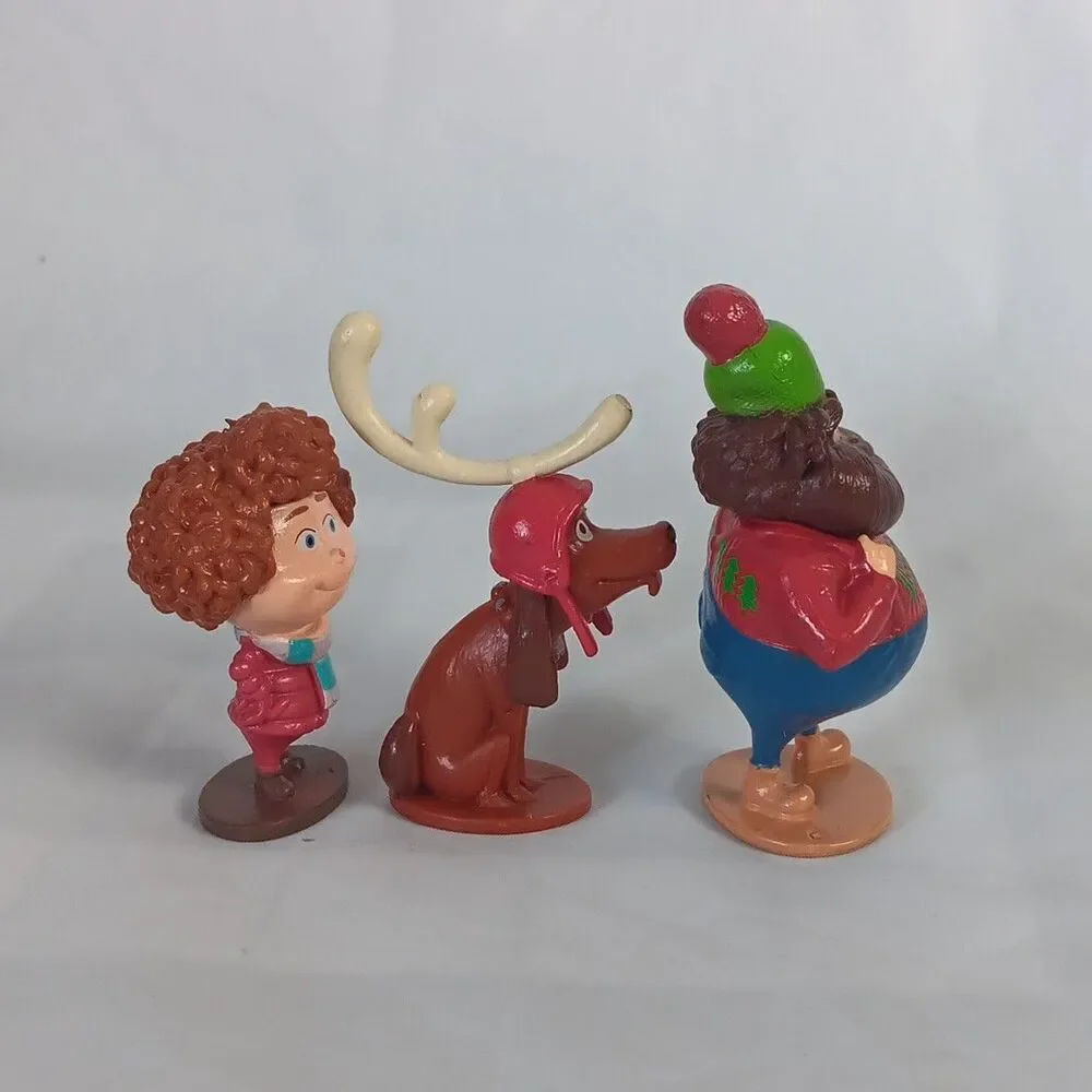 How the Grinch Stole Christmas Max Dog Ozzy Bricklebaum Grooper Figures Toppers